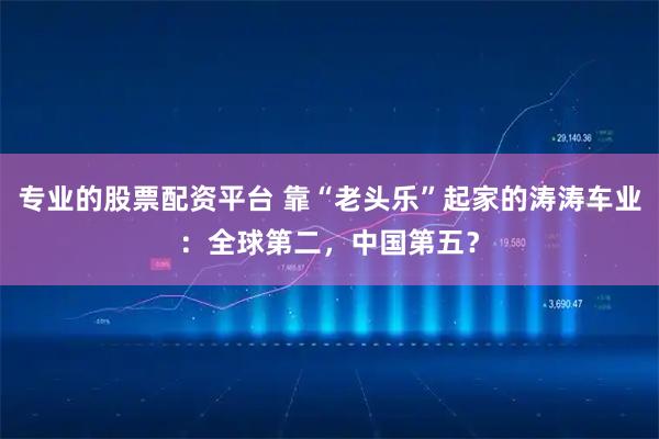 专业的股票配资平台 靠“老头乐”起家的涛涛车业：全球第二，中国第五？